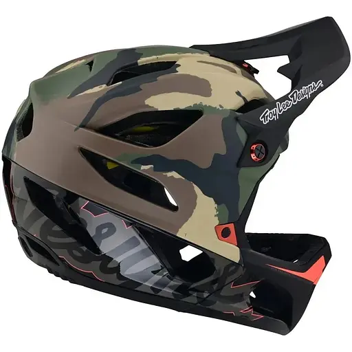 Велошолом Troy Lee Designs Stage Helmet Signature Camo Army Green XS/S (1106-115545011) - фото 3