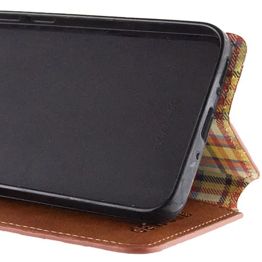 Кожаный чехол-книжка Getman Cubic PU для Realme 11 4G Коричневый - фото 6