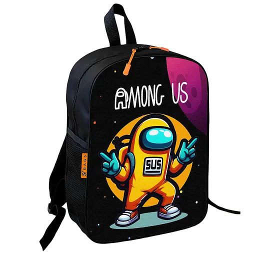 Рюкзак школьный детский Амонг Ас «Among Us» 36х27 см для мальчика (01476)