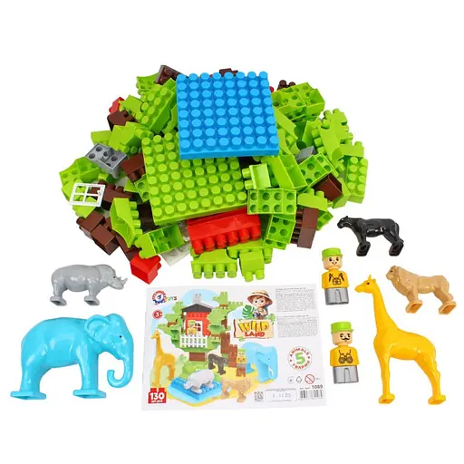 Детский набор конструктора Дом на дереве ТехноК 1089TXK 130 деталей - фото 2