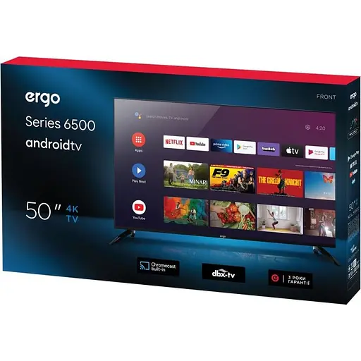 Телевизор LED ERGO 50GUS6500 - фото 9