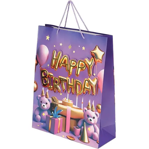 Пакет подарунковий DW0510X113 Фіолетовий - фото 1