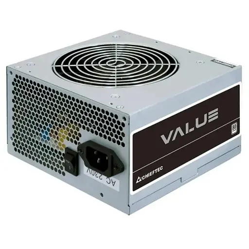 Блок питания 600 Вт, Chieftec VALUE, Silver, 80+ Standart, Active PFC, 120 мм, 2xMolex/4xSATA/2x6+2-pin/1x20+4-pin/1x4+4-pin, защита AFC/OPP/OVP/SCP/SIP/UVP (AP