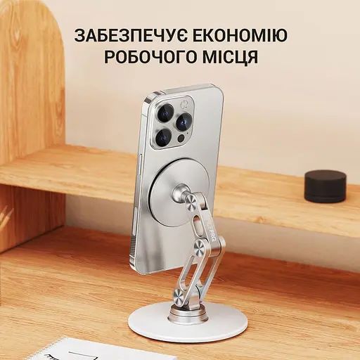 Підставка для смартфона OfficePro MS760S Aluminium Alloys Silver [129094] - фото 11