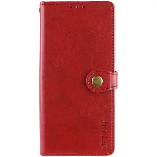 Кожаный чехол-книга GETMAN Gallant (U) для ZTE Blade A75 4G Красный - фото 1