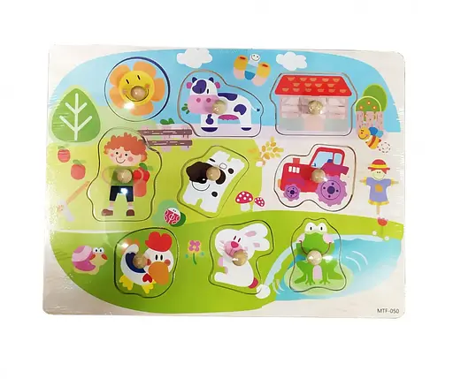 Дерев’яні пазли Рамка-вкладиш, MD1187 (В асортименті) - фото 5