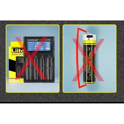 Аккумулятор LiitoKala USB-King4000 18650 на 4000 mAh с USB - фото 6