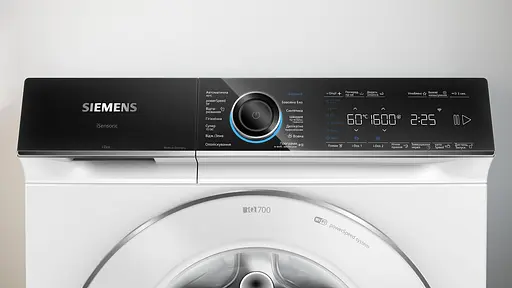 Стиральная машина фронтальная Siemens 10 кг 1600 A+++ 60 см дисплей Home Connect I-Dos белый - фото 2