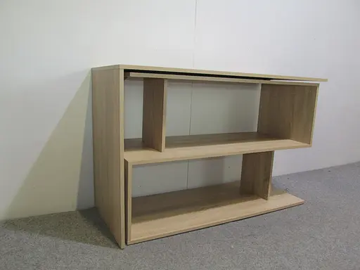 Стіл комп'ютерний поворотний з полицями М-ЗОН Джеко 1200 Сонома (MZN-031032) - фото 8