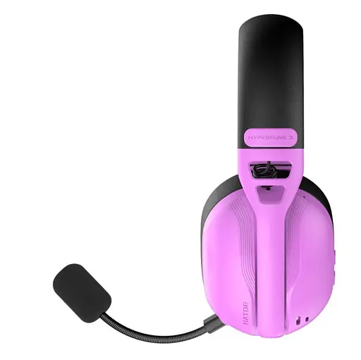 Игровые наушники беспроводные с микрофоном HATOR ESH-19 Wireless HYPERPUNK 3 SyncHUB Hi-Res Violet - фото 5