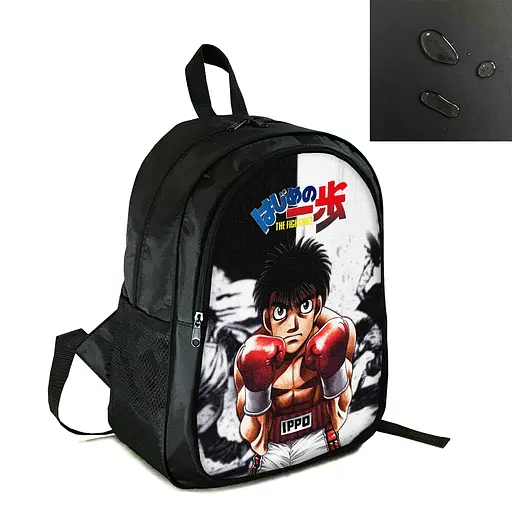 Рюкзак городской/школьный 38×28 см с принтом Аниме Hajime no Ippo два отделения, детский, подростковый, мужской, женский (4107)