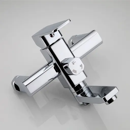 Душова система Frap F2420, поворотний вилив, лійка 1 режим, хром - фото 4