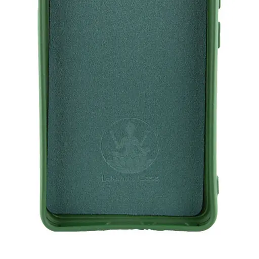 Чохол Silicone Cover Lakshmi Full Camera (A) для Xiaomi Redmi Note 13Pro+ Зелений / Dark green - фото 2