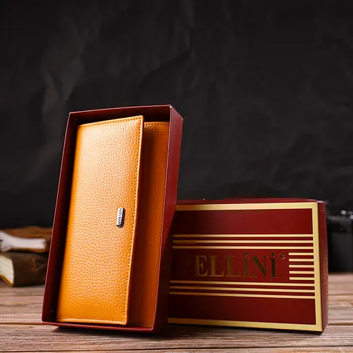 Жіночий шкіряний гаманець Canpellini 17.8х9х1 см acs0025577 - фото 7