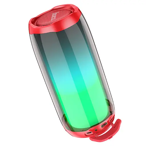 Вluetooth колонка Hoco HC8 red з LED-підсвічуванням - фото 3