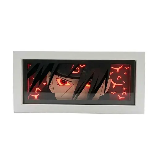 Світильник нічник 3D Наруто Ітачі Учіха Naruto Itachi Uchiha 20 см NL3D N IU - фото 1