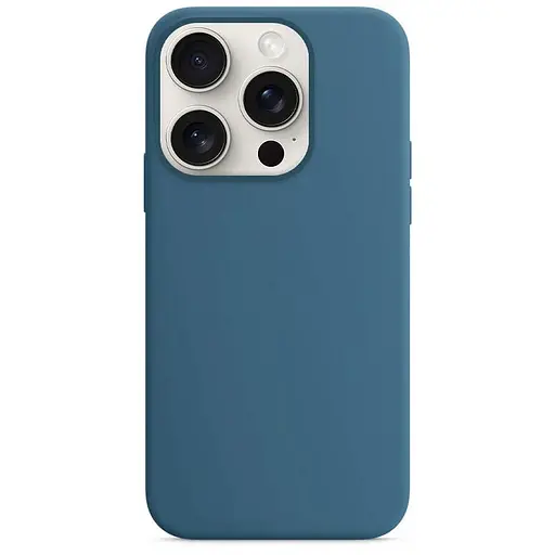 Чохол Epik Silicone Case Full Protective AA NO LOGO для Apple iPhone 13 Pro Max 6.7 Синій/Blue Jay - фото 1
