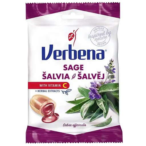 Леденцы Verbena с шалфеем и витамином С 60 г