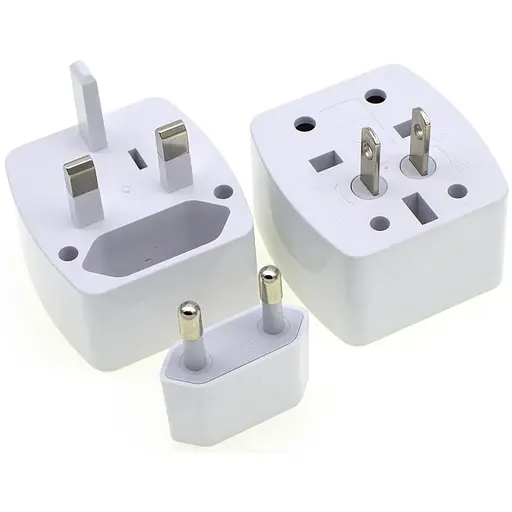 Перехідник 2E 4you на американську + євро розетки Z4 3 в 1