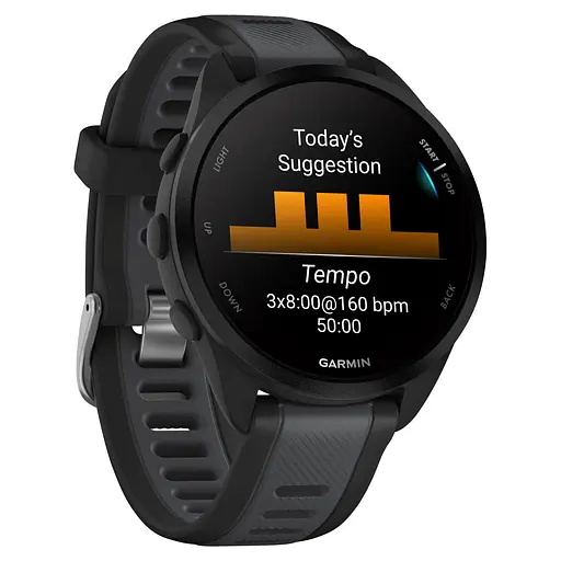 Смарт-годинник Garmin Forerunner 165 Music, Black/Slate Grey, GPS (010-02863-30) - фото 3