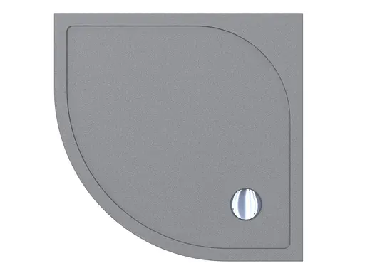 Душовий піддон Miraggio Madrid 800 mirastone gray 0000643 Сірий - фото 3