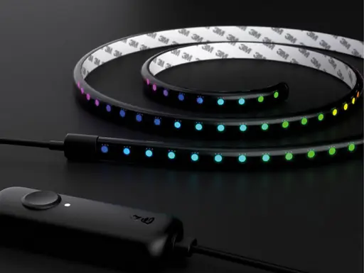 Twinkly Smart LED Twinkly Line RGB, підсвічування плюс 1,5м, Gen II, IP20, кабель чорний - фото 3