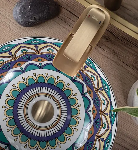 Умивальник Rea Aztec накладний REA-U7501, Цветной - фото 2