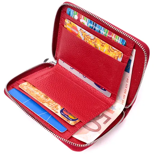 Кожаный женский кошелек ST Leather 11.8х9.5х2 см acs0028399 - фото 4