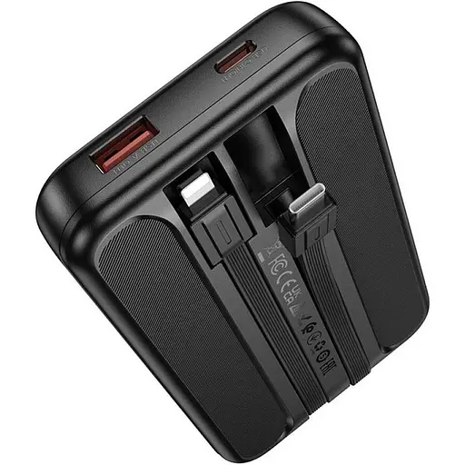 Зовнішній акумулятор Hoco Q28 Victory 10000mAh 22.5W Black [142544] - фото 4