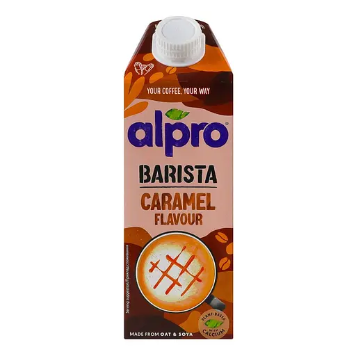 Напій вівсяно-соєвий Alpro Barista зі смаком карамелі 750 мл