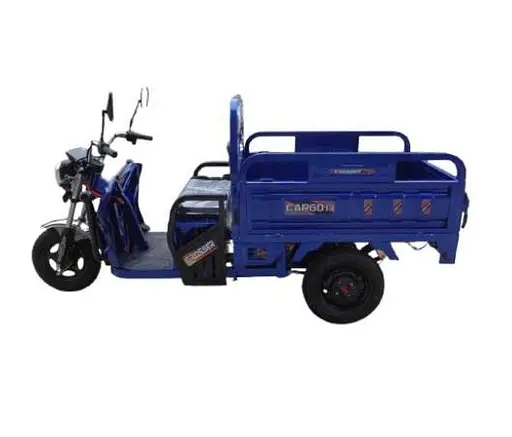 Грузовой электроскутер-самосвал трехколесный CROSSER Cargo 16" (1200W 60V, 58Ah) Синий - фото 1