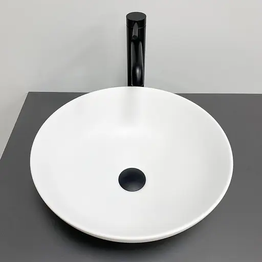 Умивальник VBI Amalfi white matt накладний VBI-013400, Білий матовий - фото 3