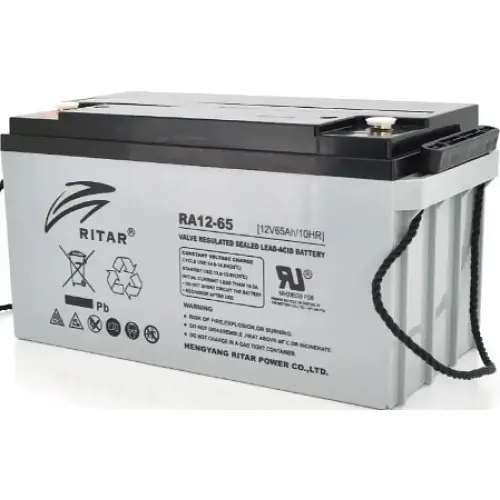 Акумулятор Ritar AGM RA12-65, Gray Case, (12V 65.0Ah)