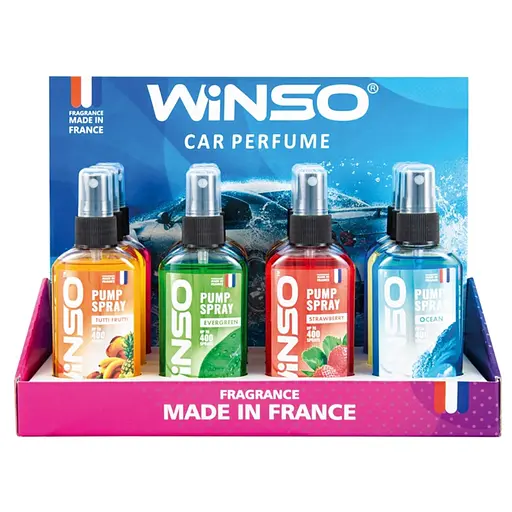 Ароматизатор Winso Pump Spray MIX №2, 75мл, 12шт набір (500002)