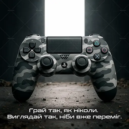 Беспроводной геймпад Sony PlayStation/PC DualShock 4 Green Camo - фото 7