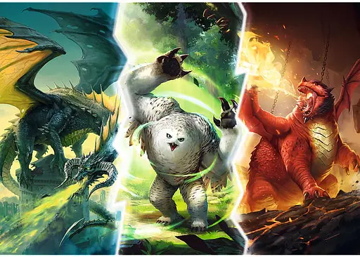 Пазл Trefl Легендарні монстри Підземелля та дракони 1000 ел. (10763) - фото 3