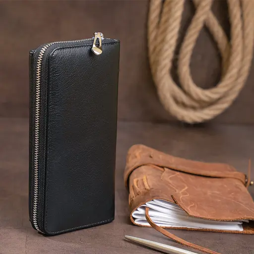 Кожаный женский кошелек ST Leather 20х10х2 см acs0015391 - фото 10