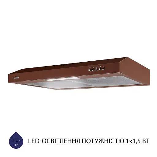 Вытяжка плоская Minola HPL 612 BR - фото 4