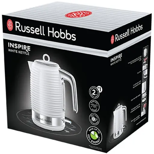 Чайник Russell Hobbs 24360-70/RH Inspire Kettle White (23677016002) - фото 4