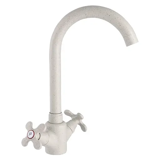 Смеситель для кухни Zerix Z41313-7 ZX0364 Белый - фото 1