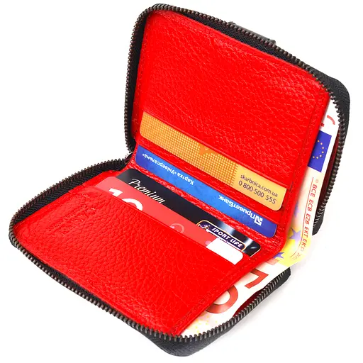 Кожаный женский кошелек Canpellini 10.8х8.5х2 см acs0025069 - фото 6