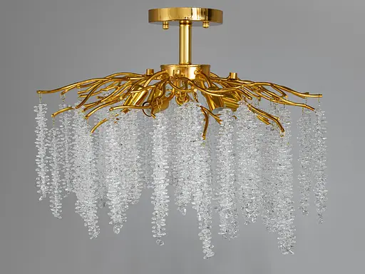 Стельова кришталева люстра Гліцинія - фото 1