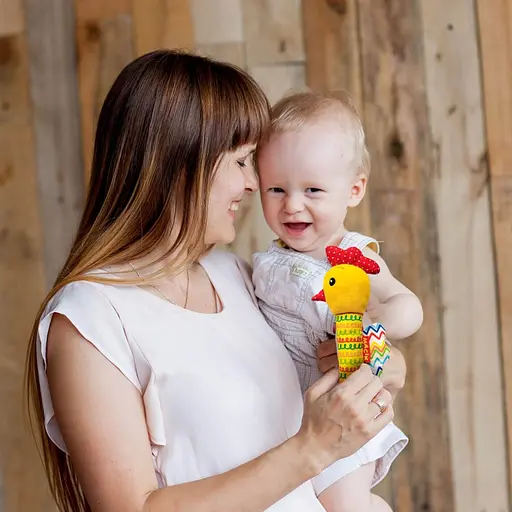 Іграшка м'яконабивна «Брязкальце Півник» МС 010302-02 - фото 2