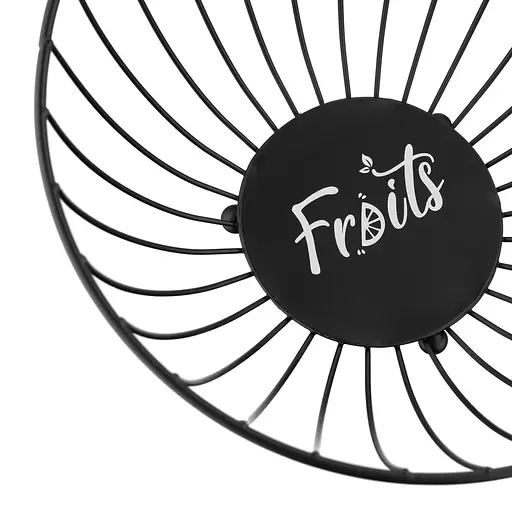 Корзина для фруктов Ardesto Midori черная AR0903B - фото 2