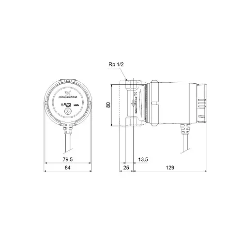 Циркуляційний насос Grundfos Comfort 15-14 BA PM (97916757) - фото 4