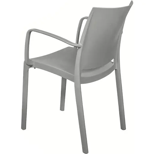 Стілець садовий Bica Olga пластиковий бежево-сірий - фото 5