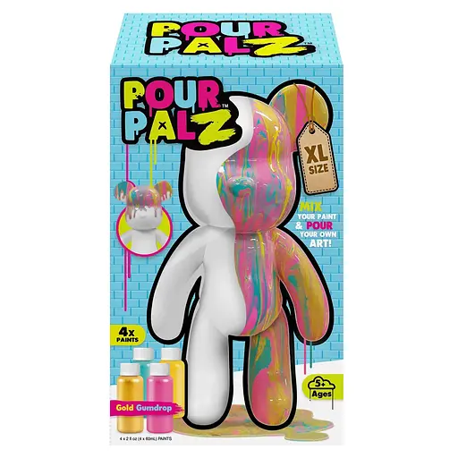 Набір для творчості ToyMonster Pour Palz Ведмедик XL Яскравий Мармелад (GS-G26322)