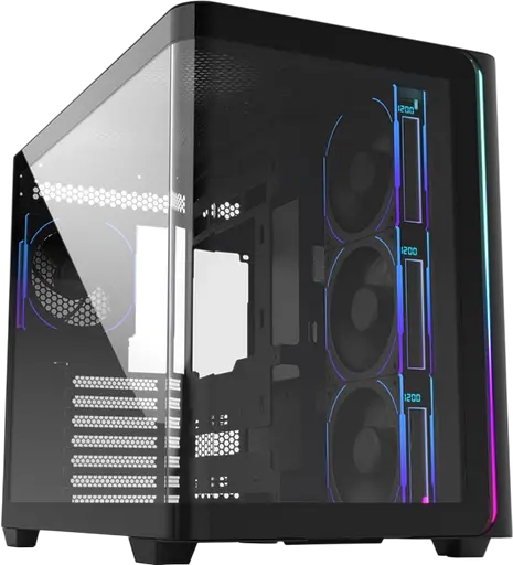 Корпус FSP M580-BP ARGB Black - фото 2