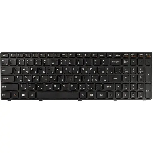 Клавіатура для ноутбука Lenovo IdeaPad G700/G710 Чорна (A2112)