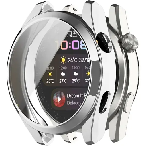 Чехол-накладка DK Silicone Face Case для Huawei Watch 3 (silver)